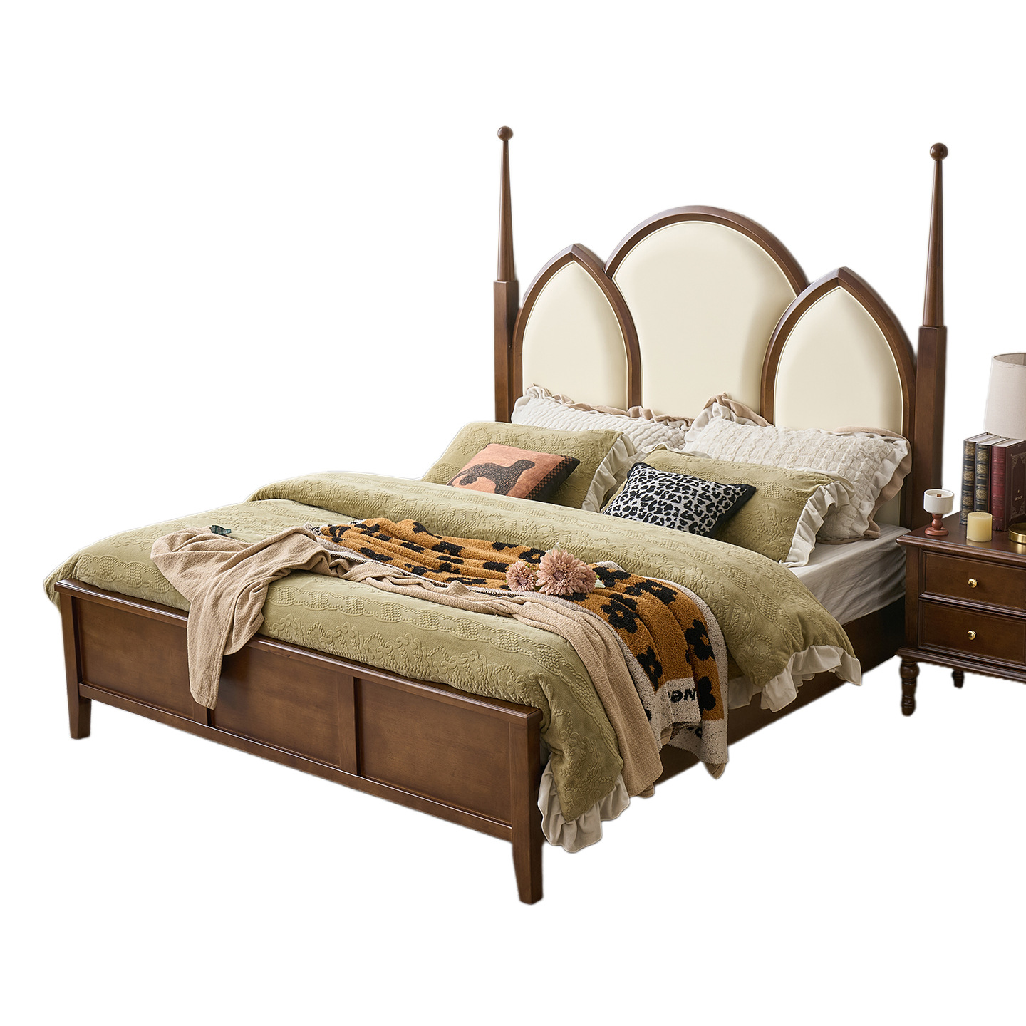 Luxury Bags Direct - Letto matrimoniale domestico in stile solido