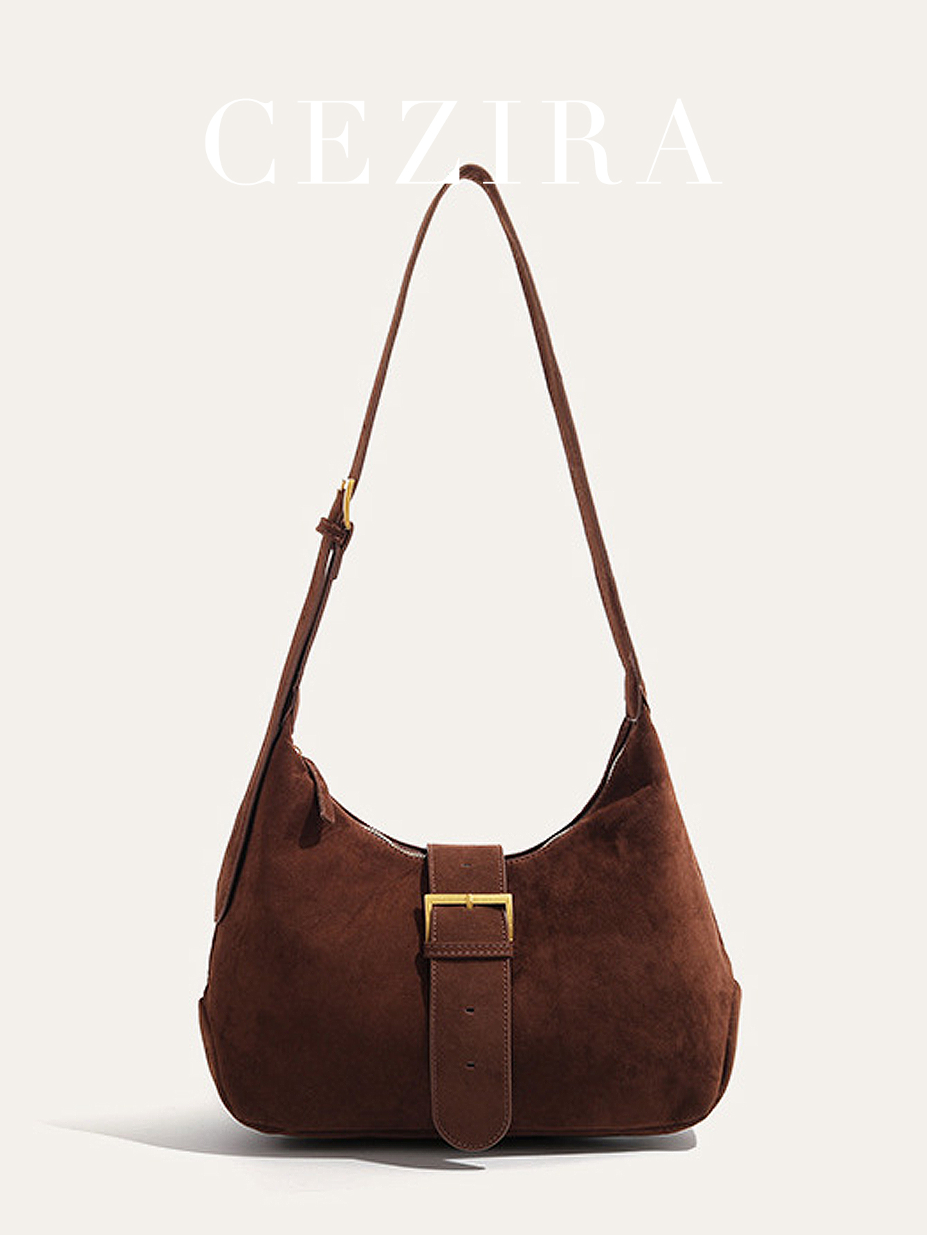 Borsa hobo in tessuto scamosci - Half Moon Bag Suede recensione e prezzo