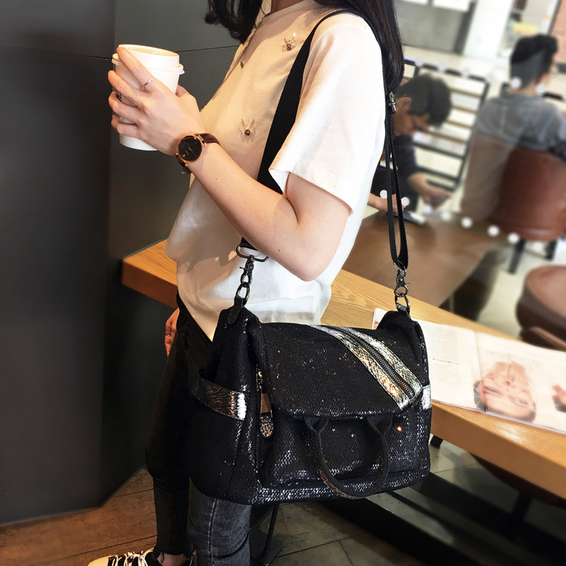 Nuove donne Nylon paillettes z - Luxury High Quality Bags recensione e prezzo
