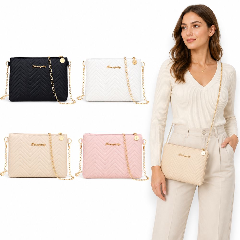 Borsa a Tracolla da Donna in P - Chain Crossbody Quilted recensione e prezzo