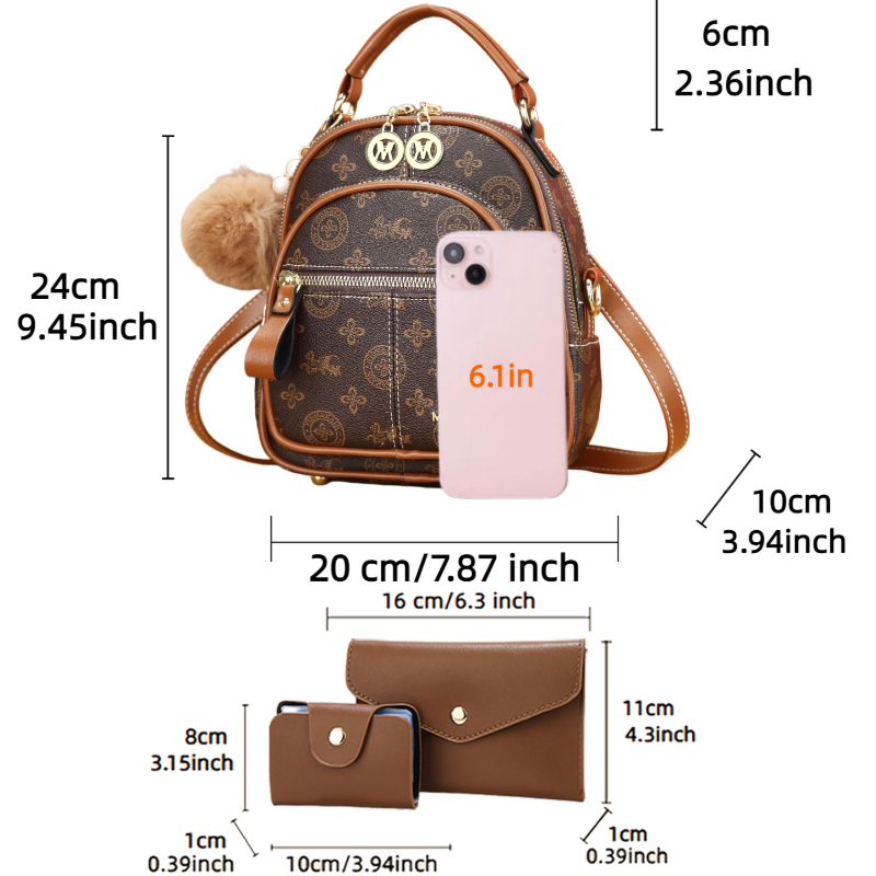 Set di 3 borse da donna, mini  - Luxury Bags Women recensione e prezzo