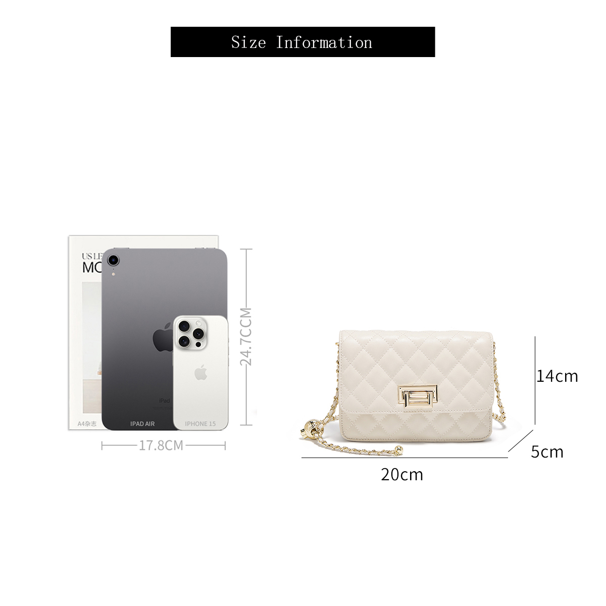 FOXER 2026 Borsa a Tracolla Tr - Chain Crossbody Quilted recensione e prezzo