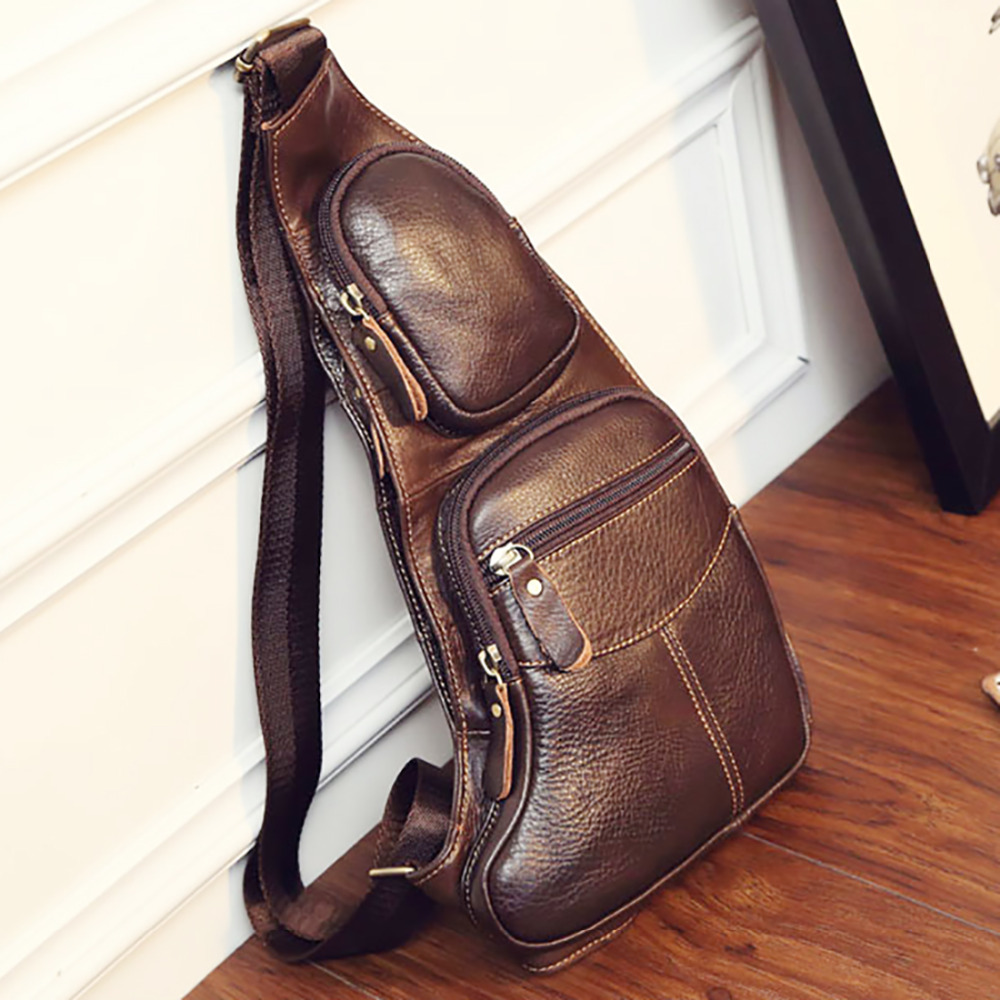 Zaino da uomo in vera pelle di - Half Moon Bag Suede recensione e prezzo