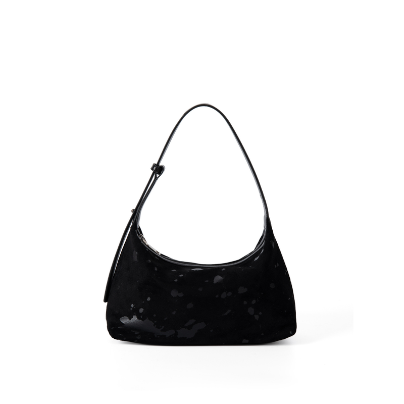 Nuova Borsa a Tracolla in Tess - Half Moon Bag Suede recensione e prezzo