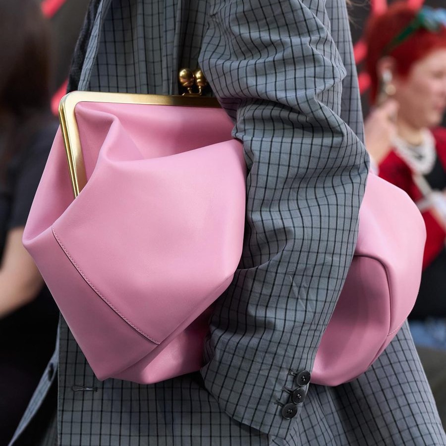 Borsa Clutch Grande alla Moda  - Half Moon Bag Suede recensione e prezzo