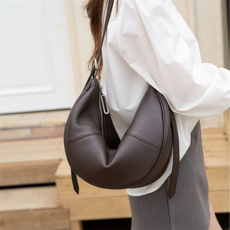 BURMINSA Borsa a spalla Hobo i - Half Moon Bag Suede recensione e prezzo