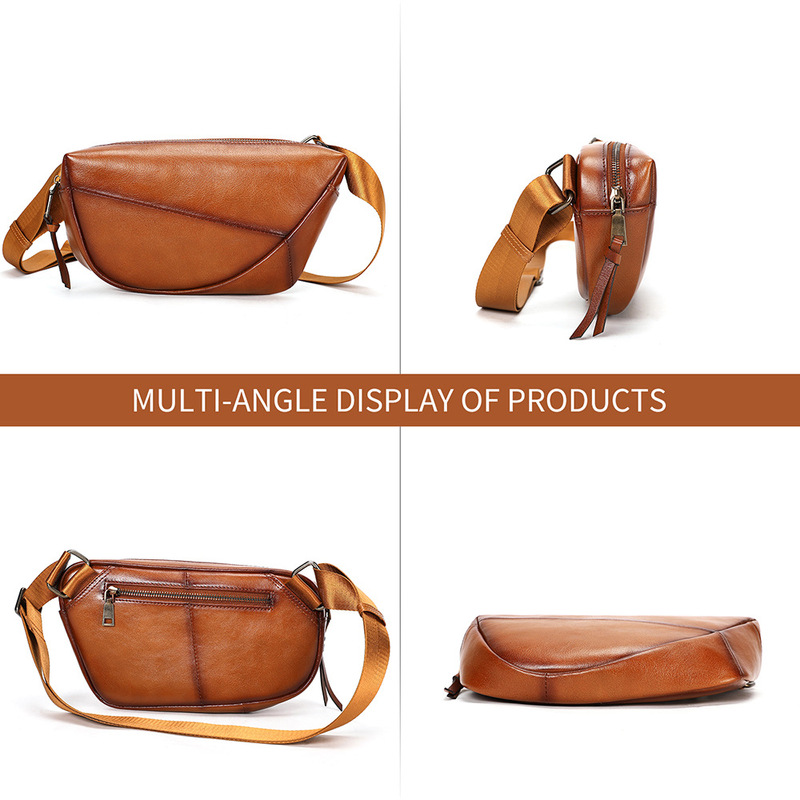 Borsa a tracolla da uomo in ve - Saddle Bag Distressed recensione e prezzo