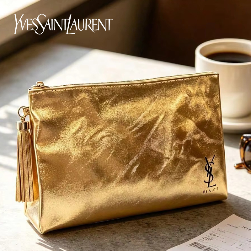 Borsa Cosmetica Dorata YSL, Po - Luxury High Quality Bags recensione e prezzo