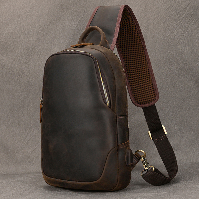 Borsa petto causale di grandi  - Half Moon Bag Suede recensione e prezzo