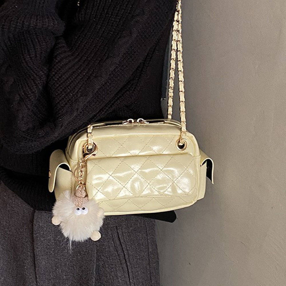 Borsa a Tracolla con Motivo Tr - Chain Crossbody Quilted recensione e prezzo